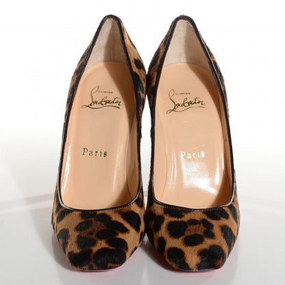 Christian Louboutin Calf Hair Leopard Particule 100 Pumps 35 2 of 12