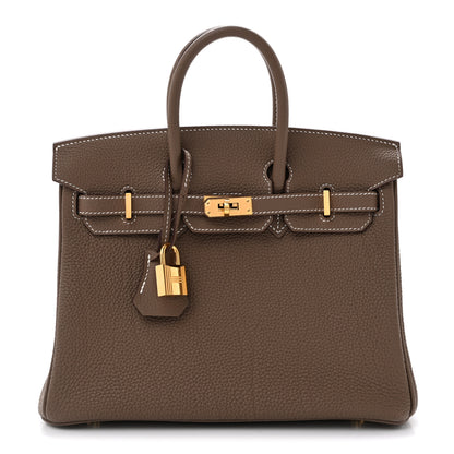 Hermes Togo Birkin 25 Etoupe 1 of 10