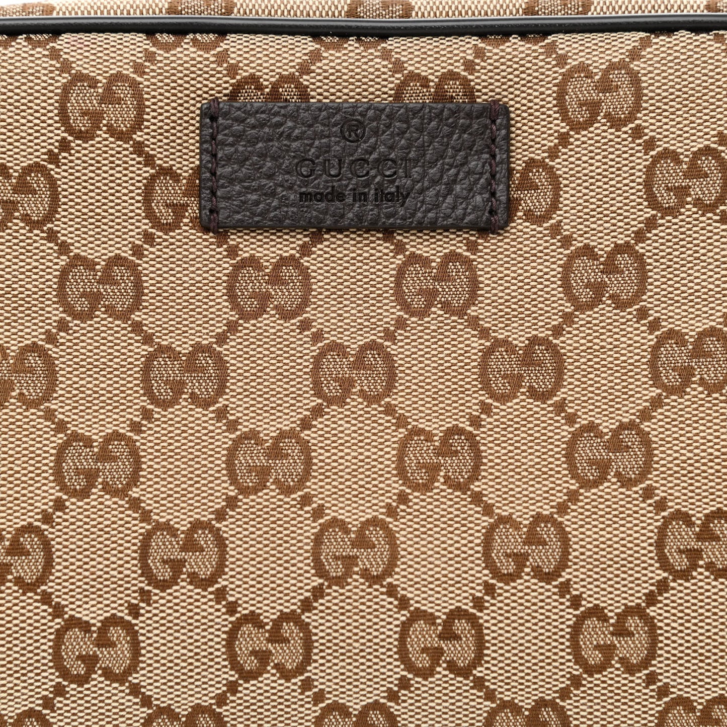 Monogram Belt Bag Dark Brown