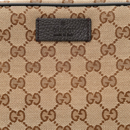 Gucci Monogram Belt Bag Dark Brown 8 of 10