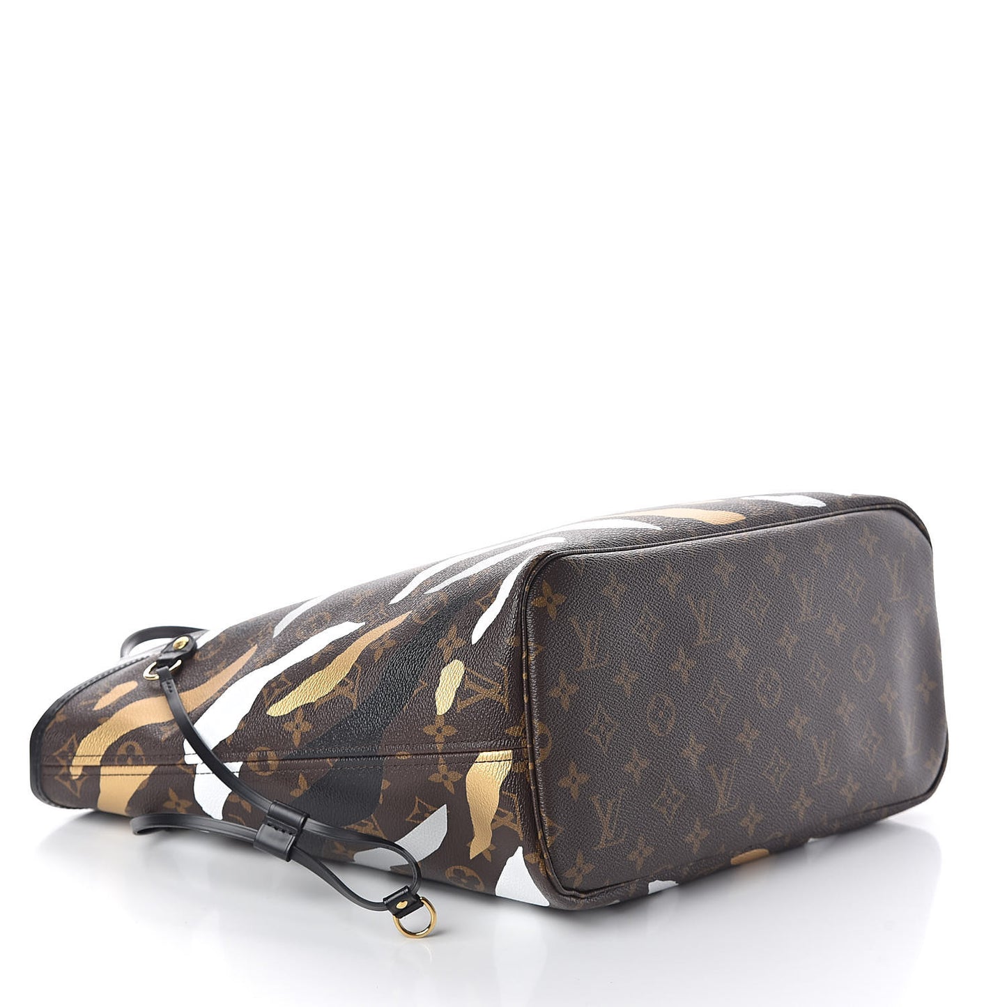 X LOL Monogram Neverfull MM Gold Silver