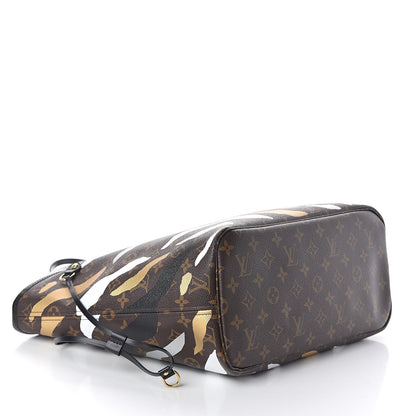 Louis Vuitton X LOL Monogram Neverfull MM Gold Silver 4 of 9