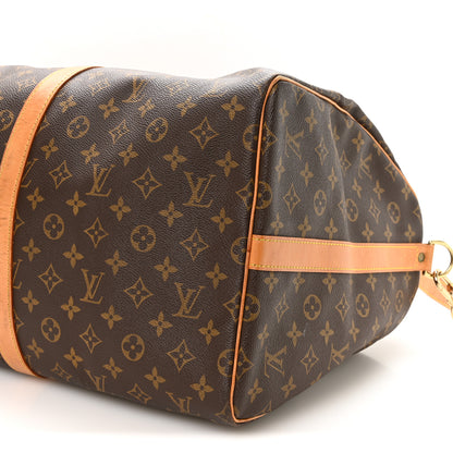 Louis Vuitton Monogram Keepall Bandouliere 55 9 of 9