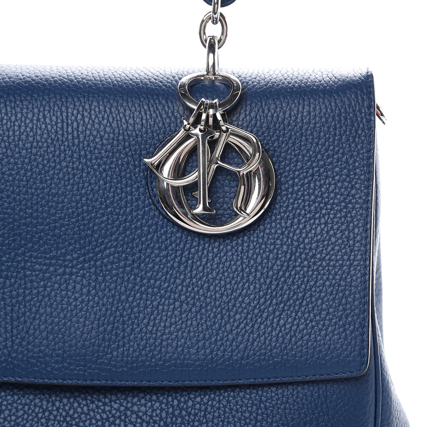 Bullcalf Medium Be Dior Flap Mineral Blue