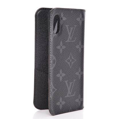 Louis Vuitton Monogram Eclipse iPhone X Folio Case 3 of 8
