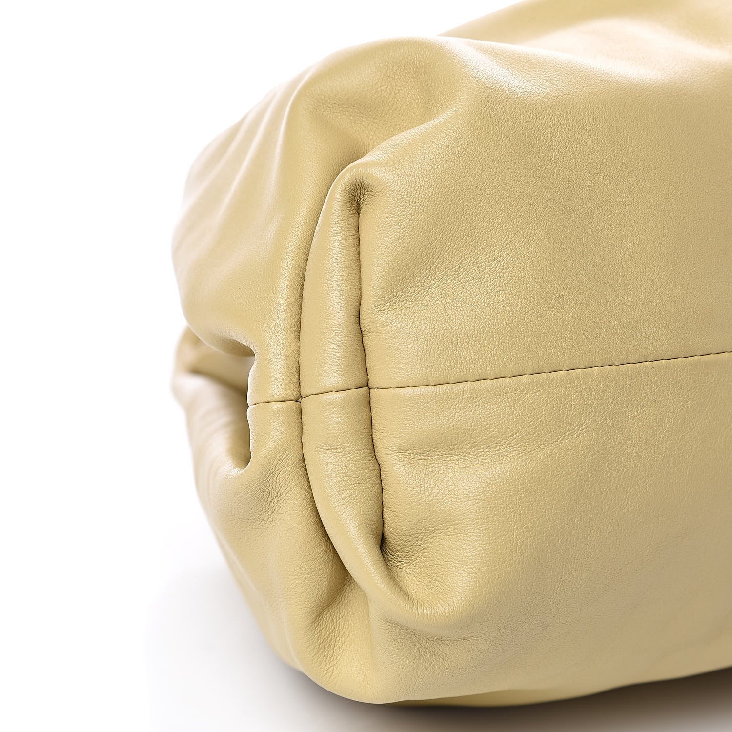 Bottega Veneta Smooth Butter Calf The Pouch Oversized Clutch Tapioca 8 of 9