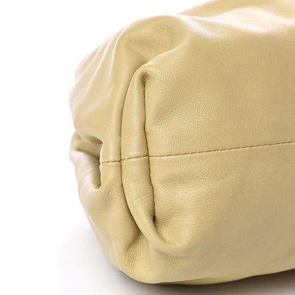 Bottega Veneta Smooth Butter Calf The Pouch Oversized Clutch Tapioca 8 of 9