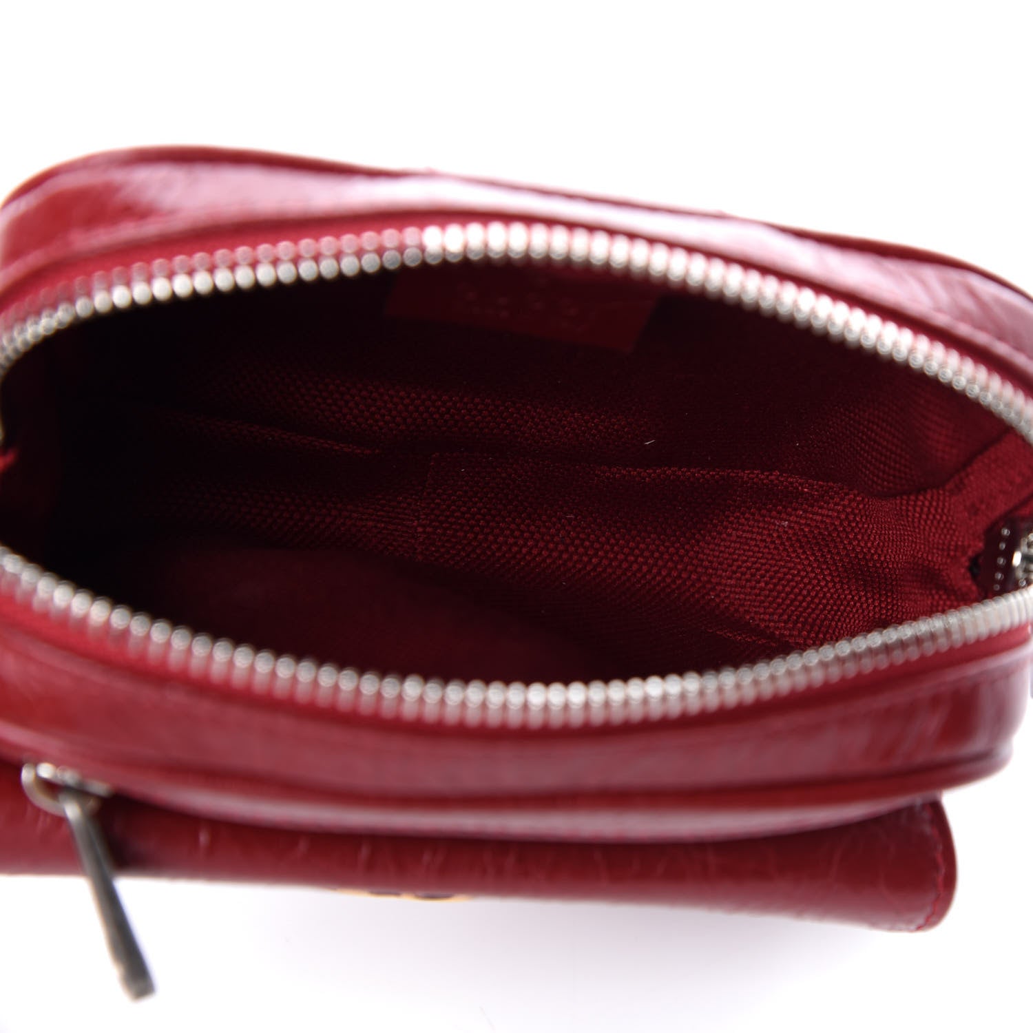 Gucci Fluffy Calfskin Mini Morpheus Belt Bag 70 28 Red 4 of 8