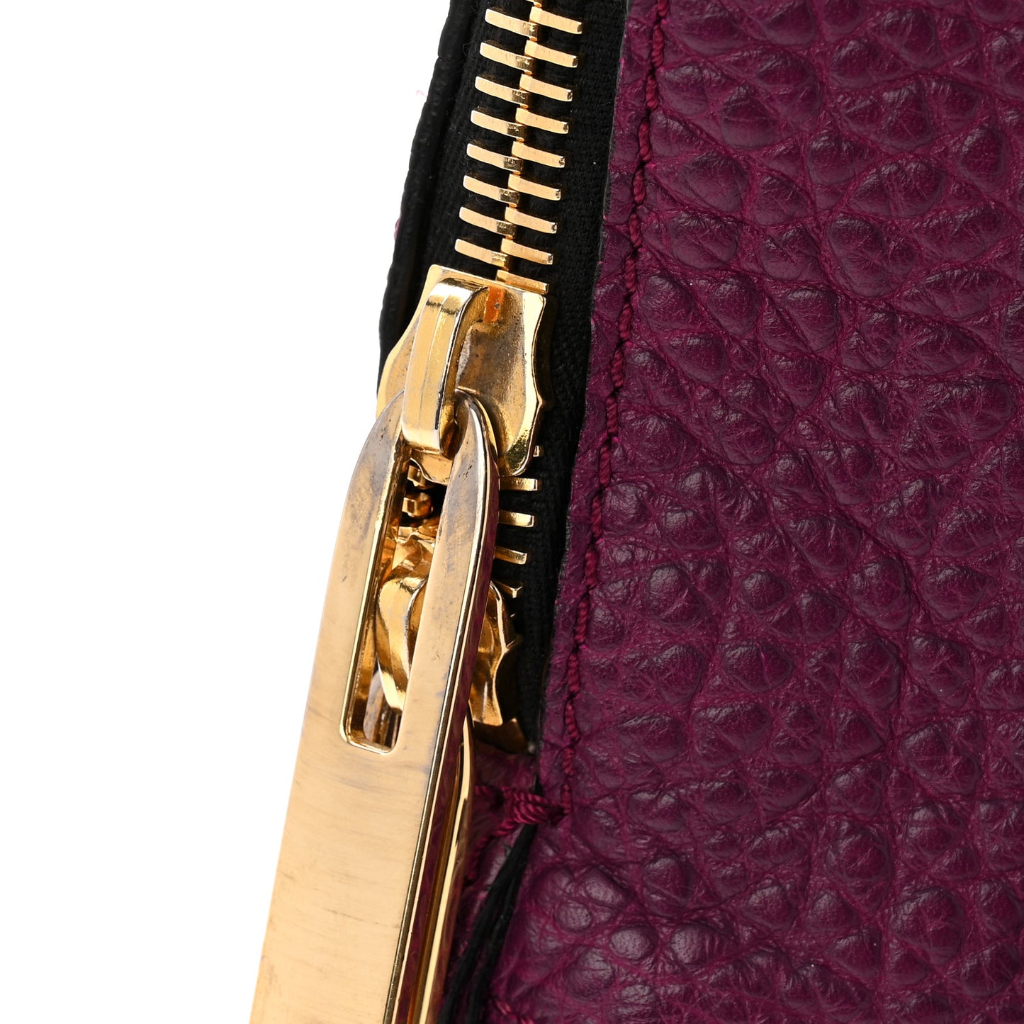 Heritage Grain Medium Orchard Bowling Bag Damson Magenta