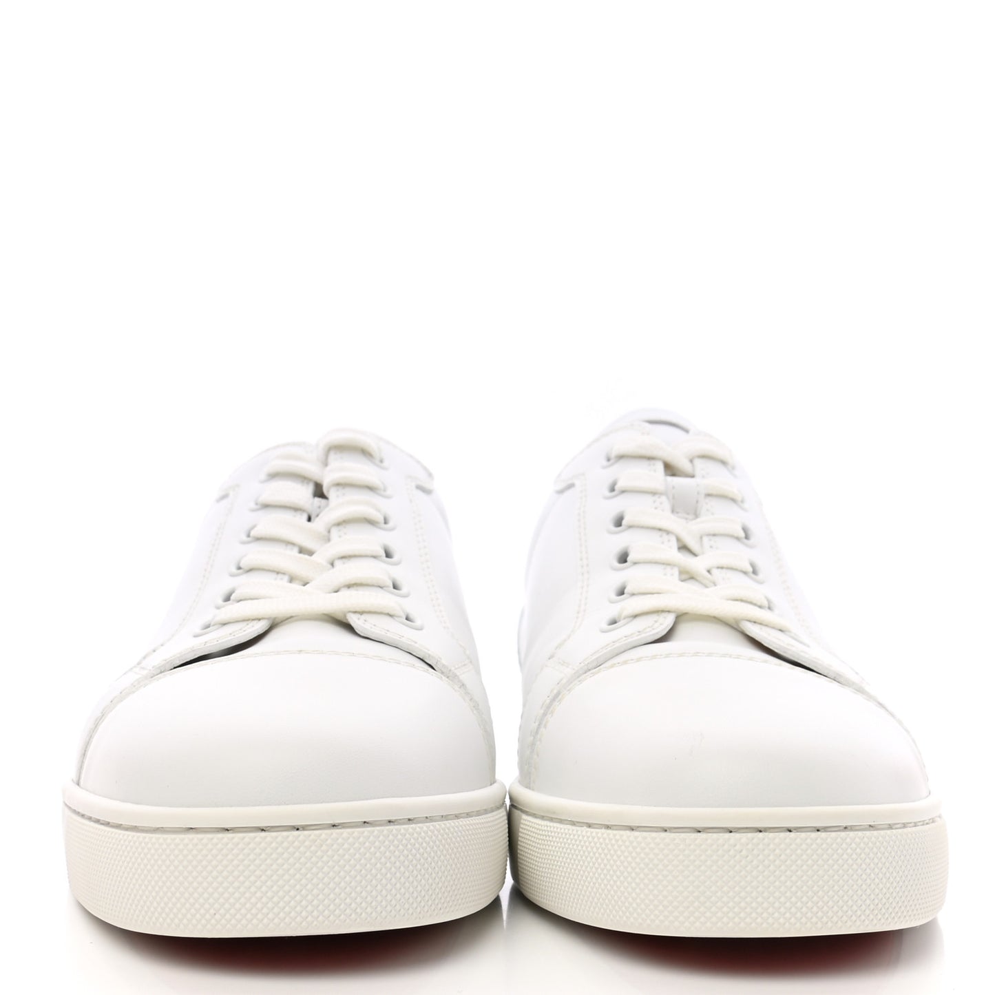 Calfskin Mens Louis Junior Flat Sneakers 42.5 White
