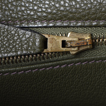 Hermes Togo Kelly Retourne 32 Vert Olive 13 of 31