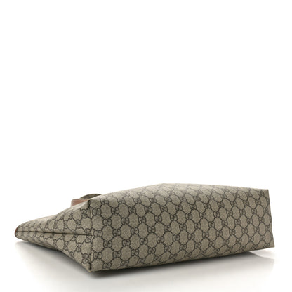 Gucci GG Plus Monogram Medium Signature Web Loop Tote Light Brown 5 of 11