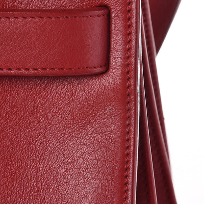 Saint Laurent Calfskin Small Sac De Jour Lipstick Red 19 of 19