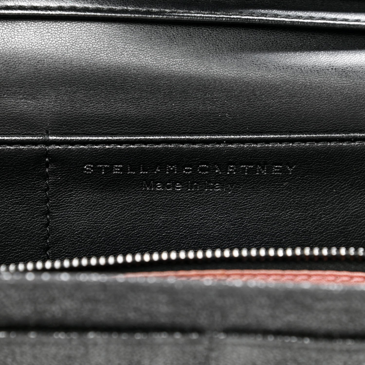 Stella McCartney Shaggy Deer Falabella Flap Wallet Black 6 of 6