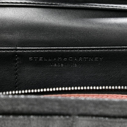 Stella McCartney Shaggy Deer Falabella Flap Wallet Black 6 of 6