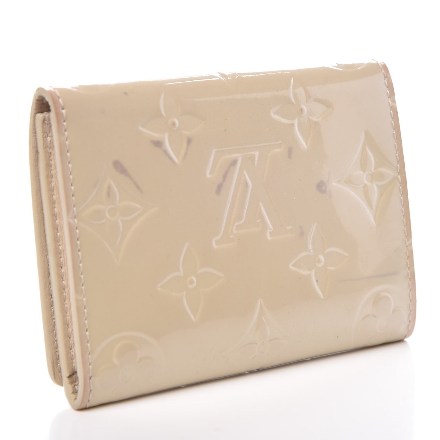 Vernis Business Card Holder Blanc Corail