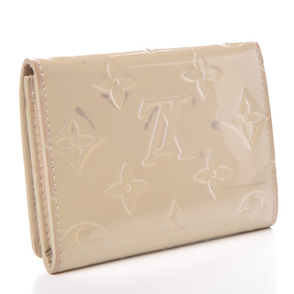 Louis Vuitton Vernis Business Card Holder Blanc Corail 3 of 17
