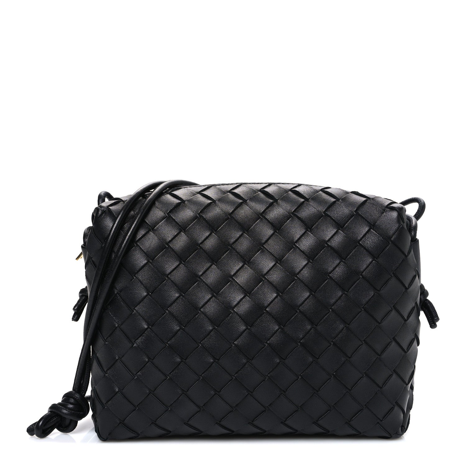 Bottega Veneta Nappa Intrecciato Small Loop Camera Bag Black 1 of 9