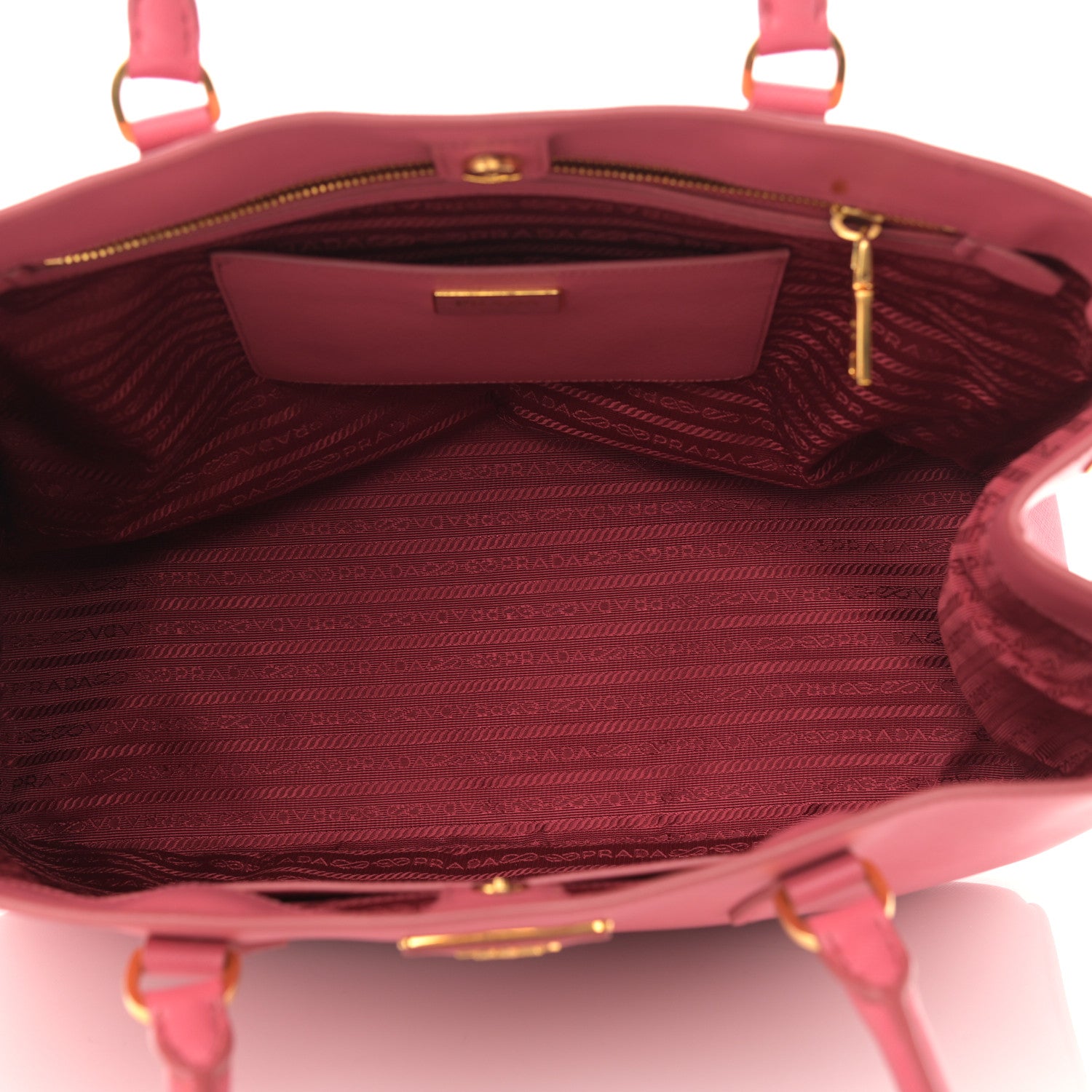 Prada Saffiano Lux Large Tote Tamaris 4 of 16