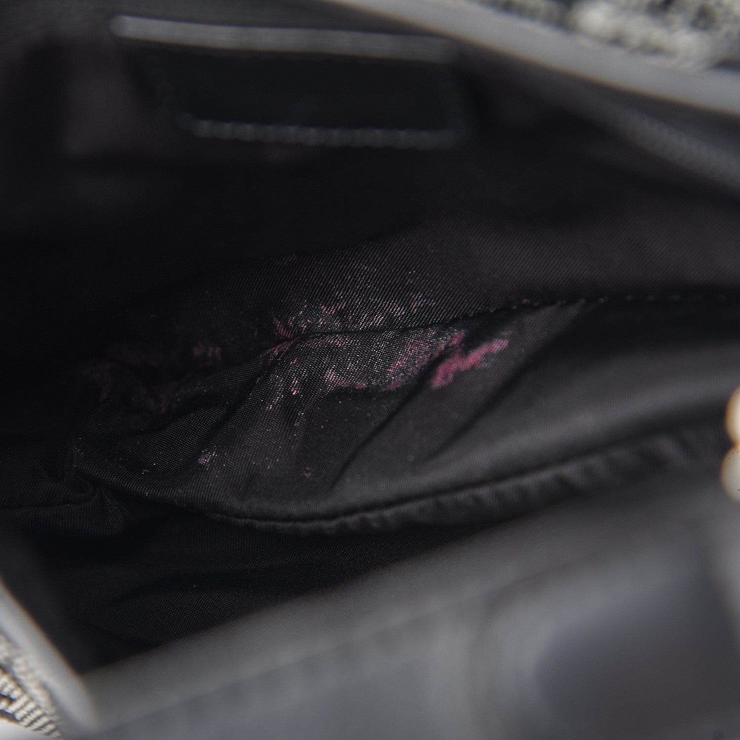 Christian Dior Monogram Saddle Bag Black 5 of 8