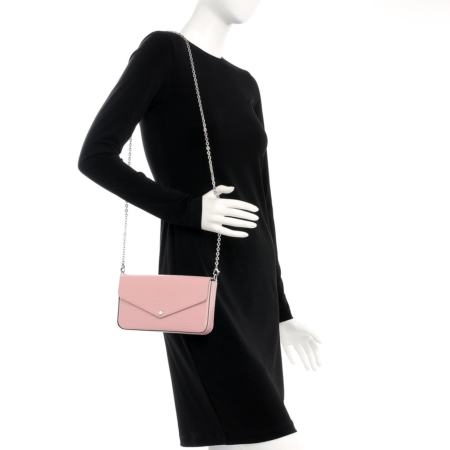 Epi Pochette Felicie Rose Ballerine