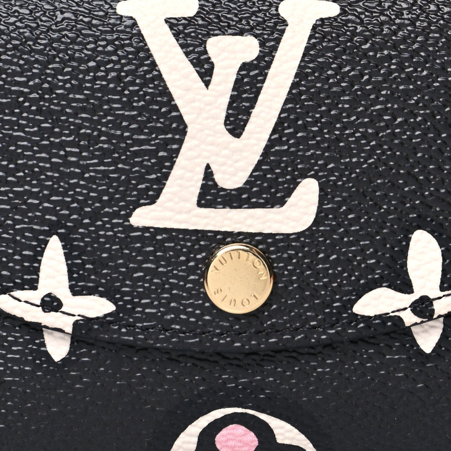 Monogram Giant Wild At Heart Rosalie Coin Purse Black