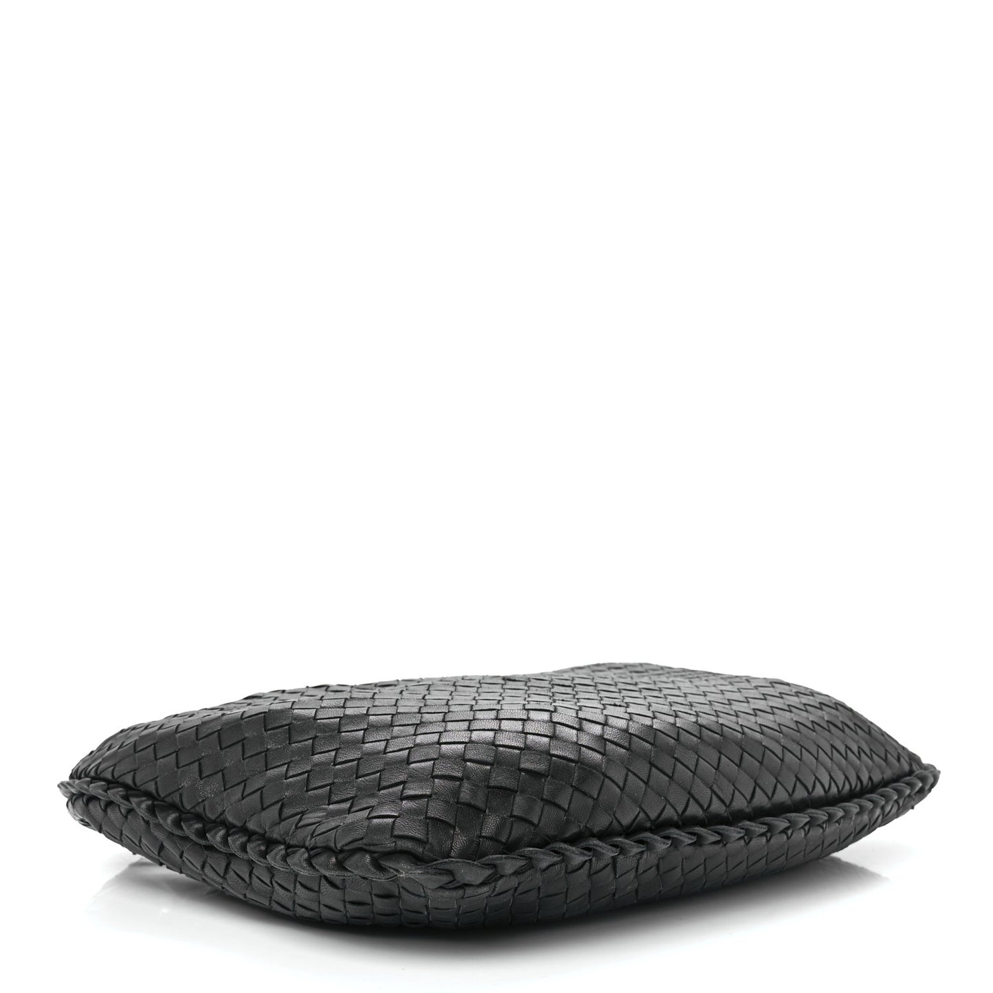 Nappa Intrecciato Medium Veneta Hobo Black