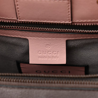 Gucci Calfskin Matelasse GucciGhost Small GG Marmont Tote Perfect Pink Rosa Ivory 6 of 10