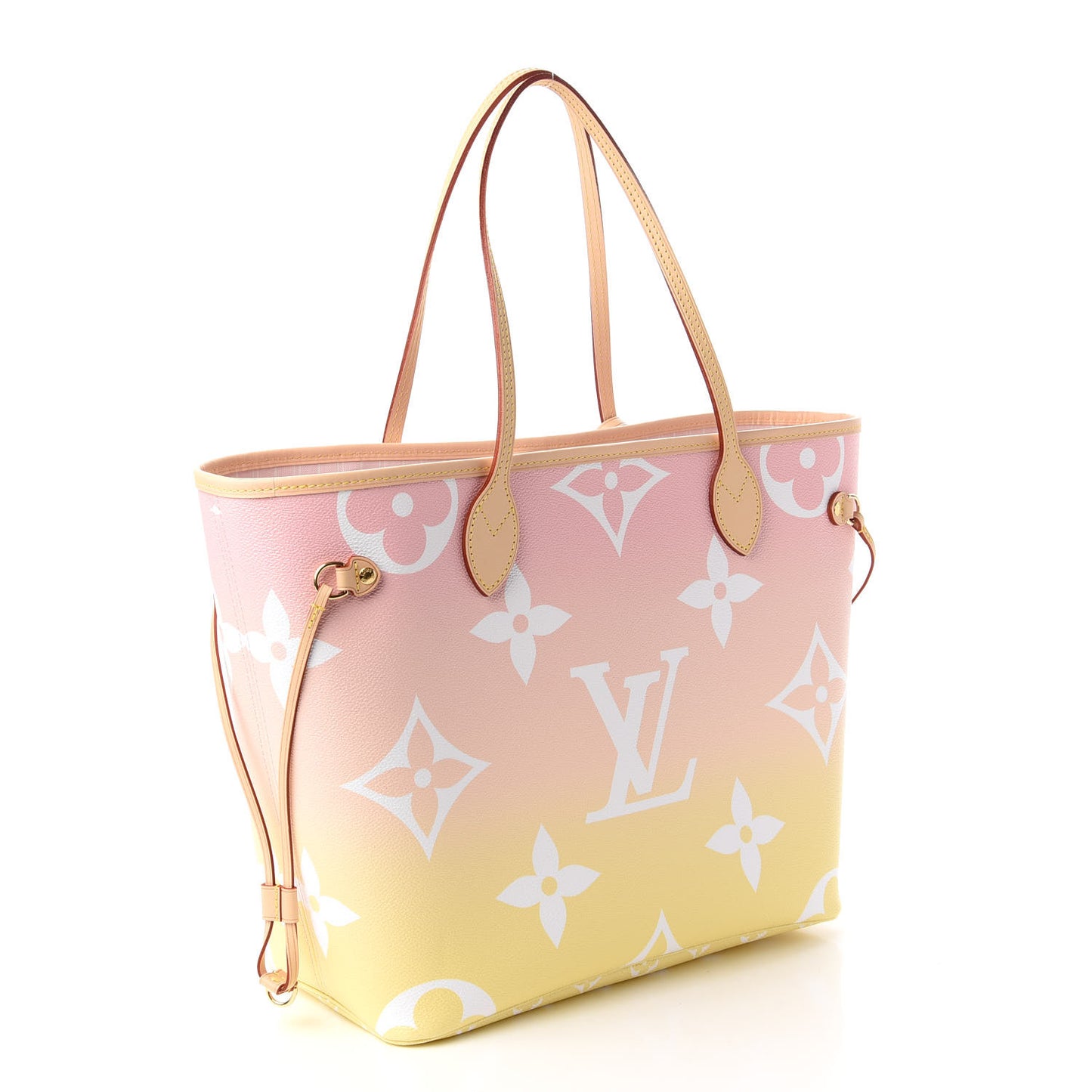 Monogram Giant By The Pool Neverfull MM Light Pink