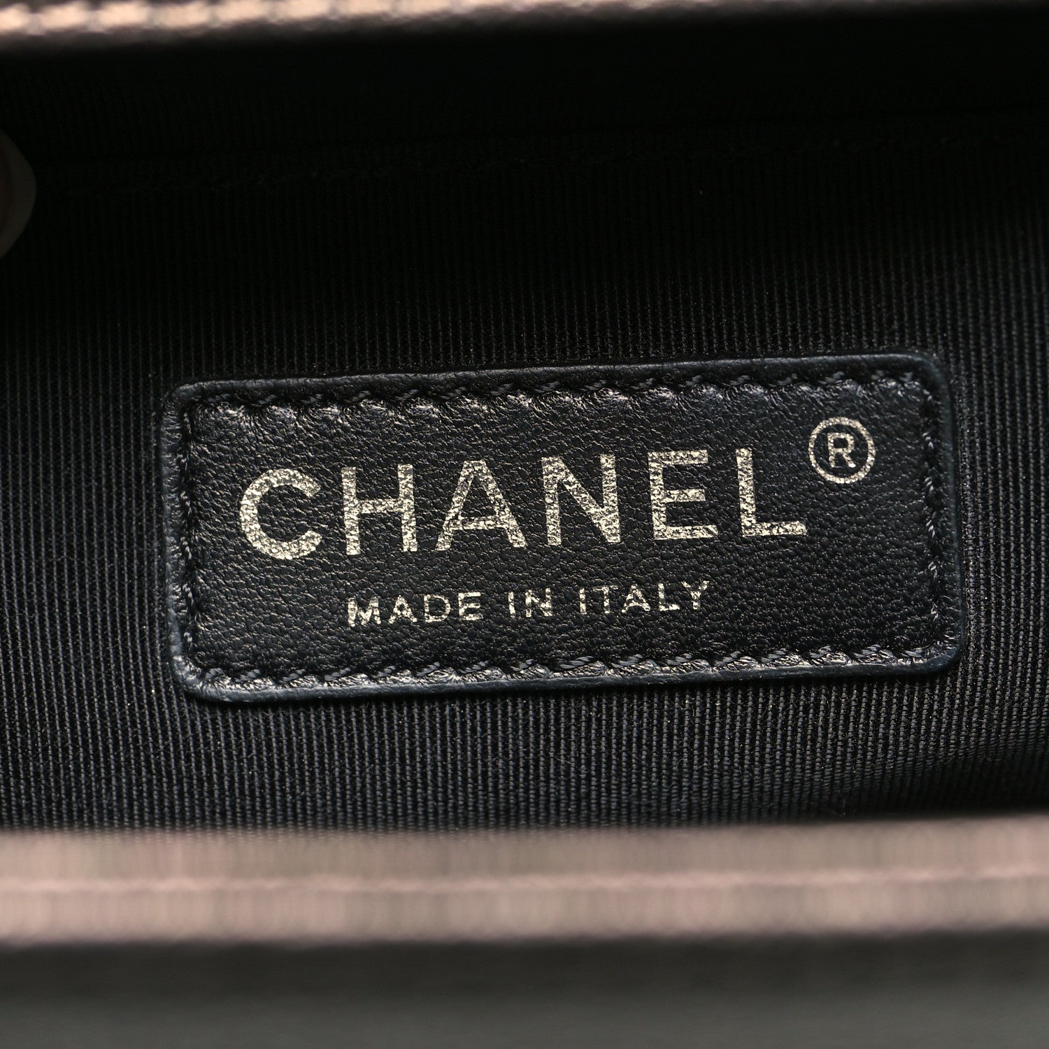 Chanel Iridescent Goatskin Quilted Medium Boy Flap Dark Gold 6 of 10