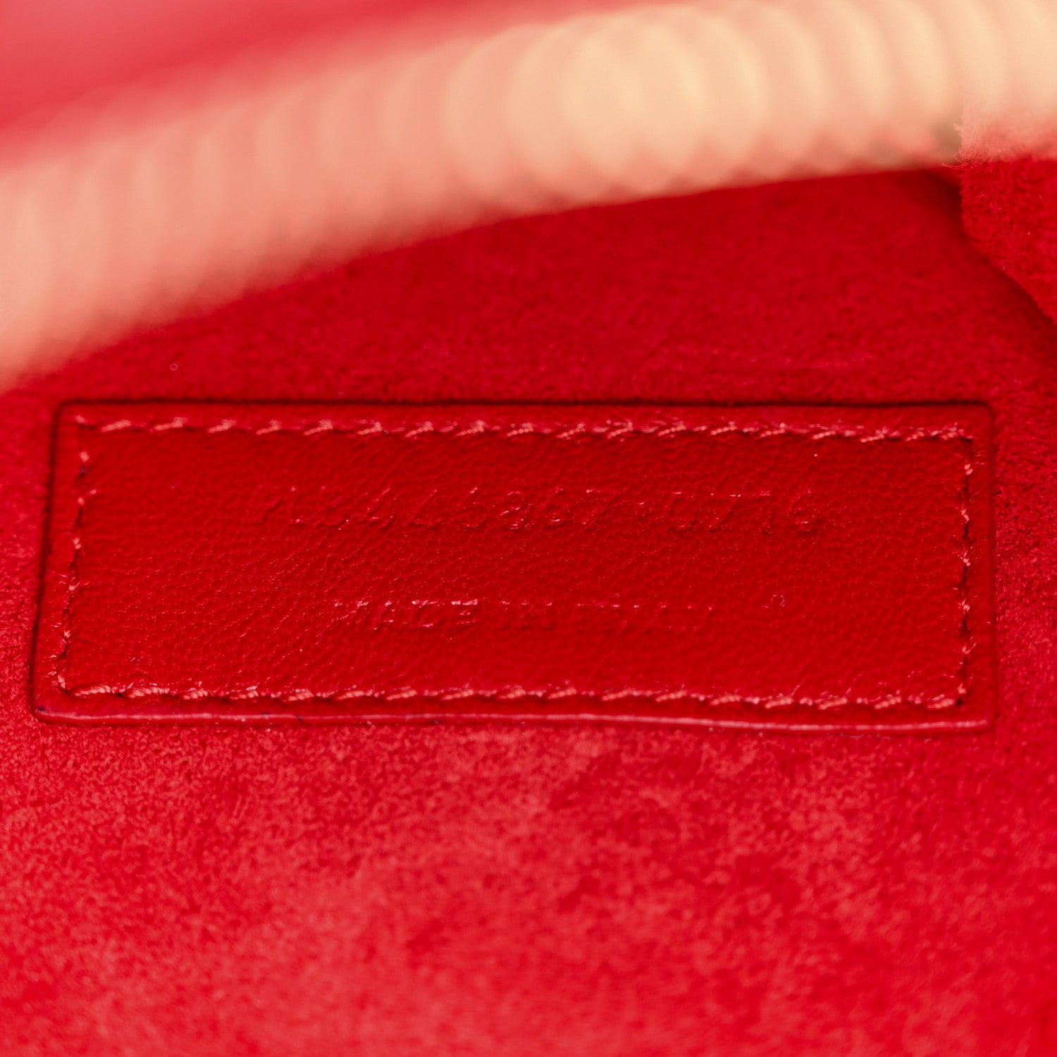 Saint Laurent Python Small Love Heart Chain Bag Red Black 7 of 10