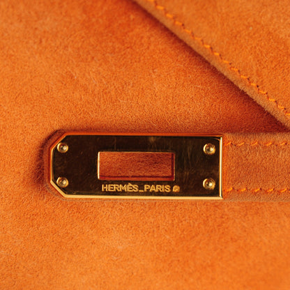 Hermes Veau Doblis Kelly Pochette Orange 16 of 16