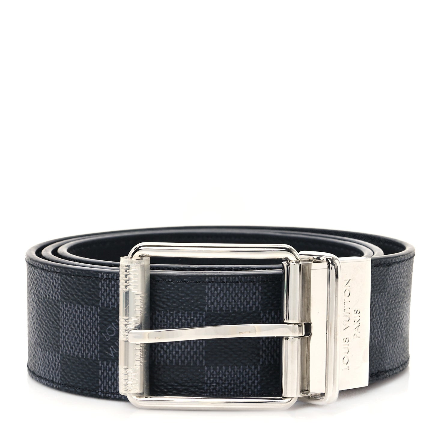 Damier Graphite Calfskin Belt 95 38 Black