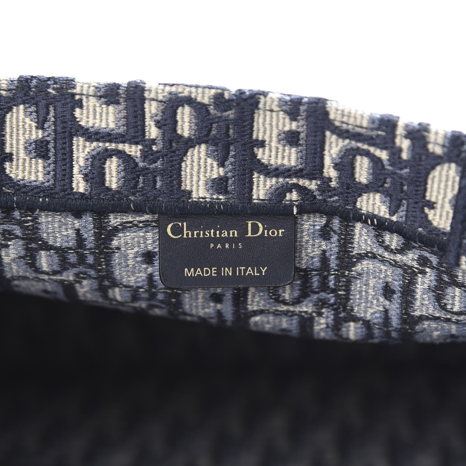 Christian Dior Oblique Book Tote Blue Multicolor 6 of 10