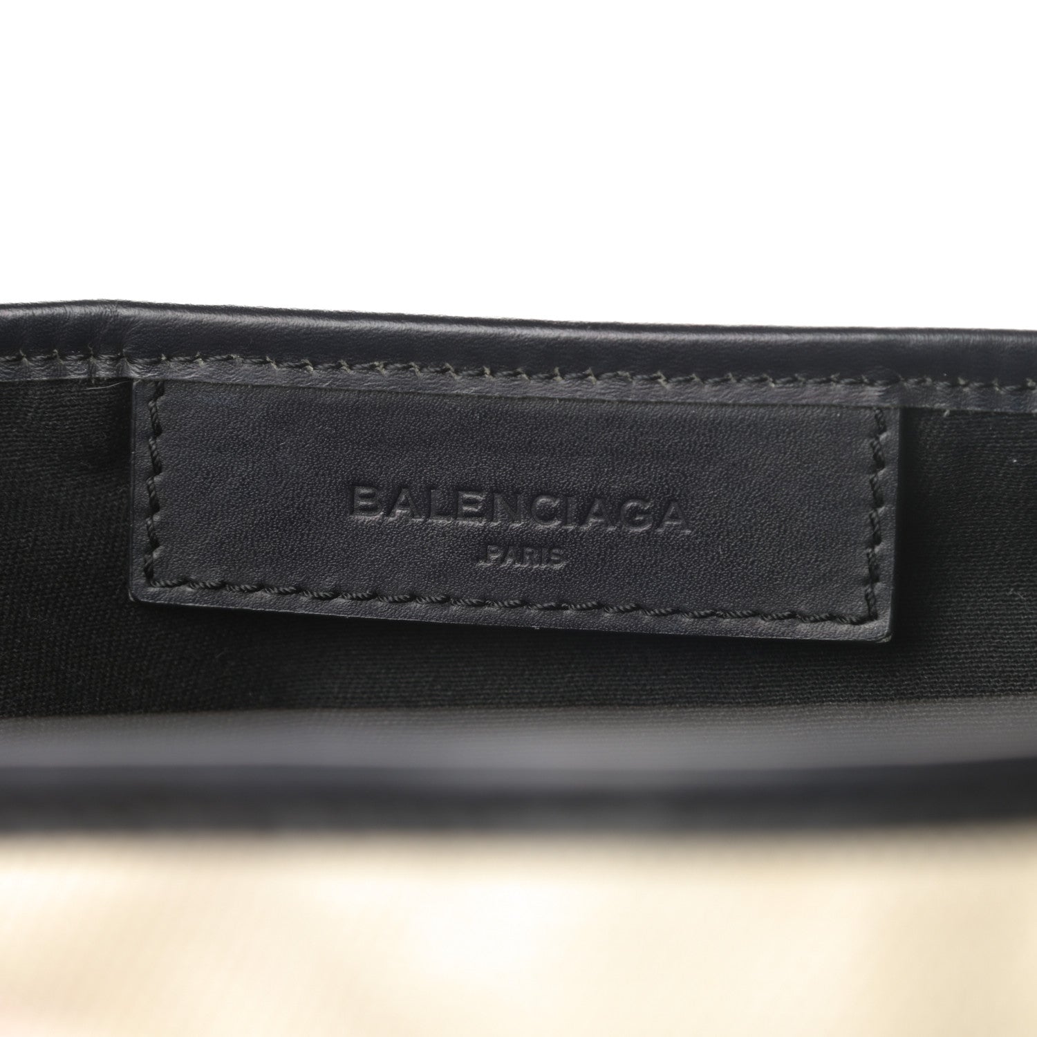 Balenciaga Canvas S Navy Cabas Natural Black 7 of 15