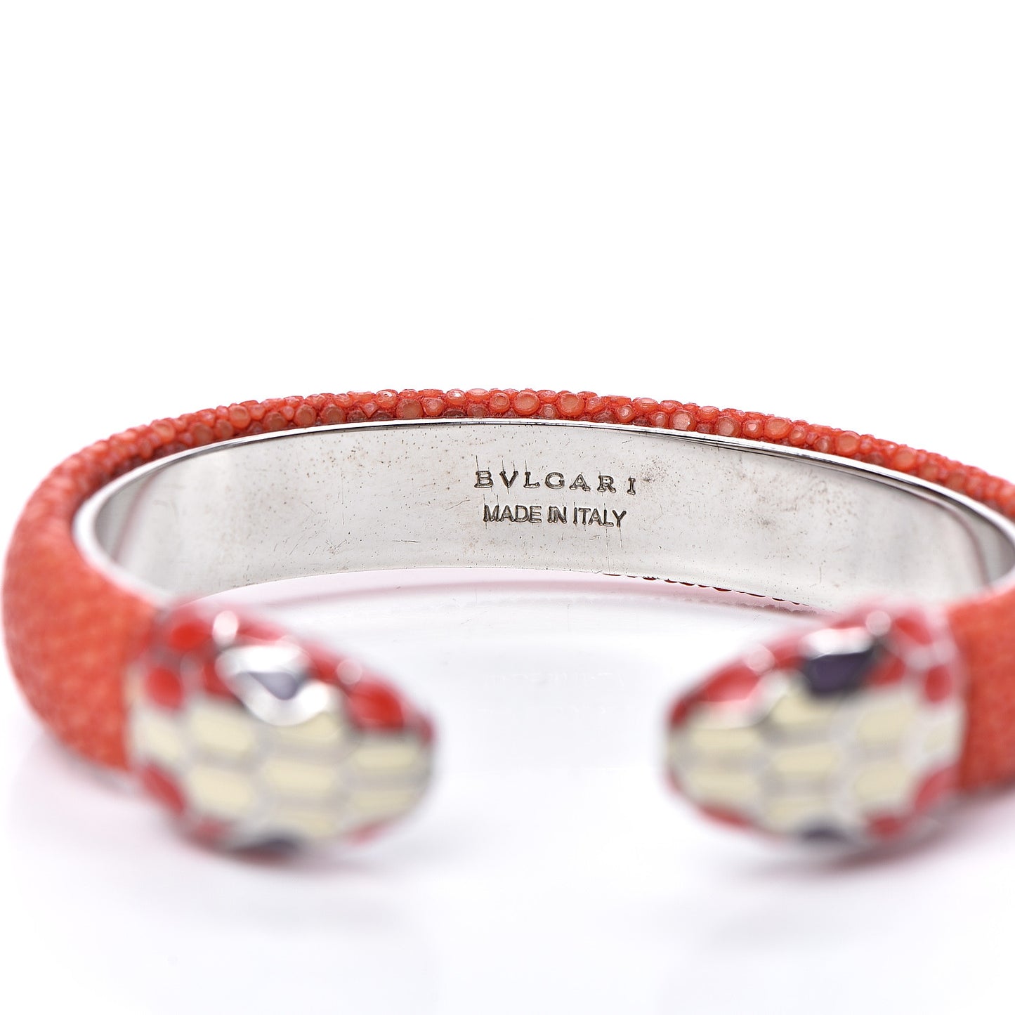 Galuchat Serpenti Forever Bracelet S Coral