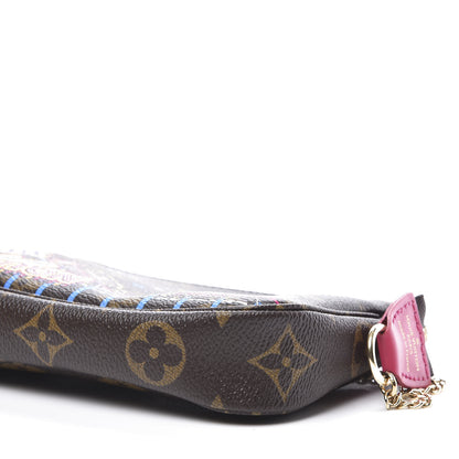 Louis Vuitton Monogram 2020 Christmas Animation Roller Coaster Mini Pochette Accessories Pivoine 7 of 9
