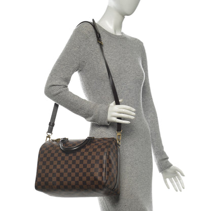 Louis Vuitton Damier Ebene Speedy Bandouliere 30 2 of 7