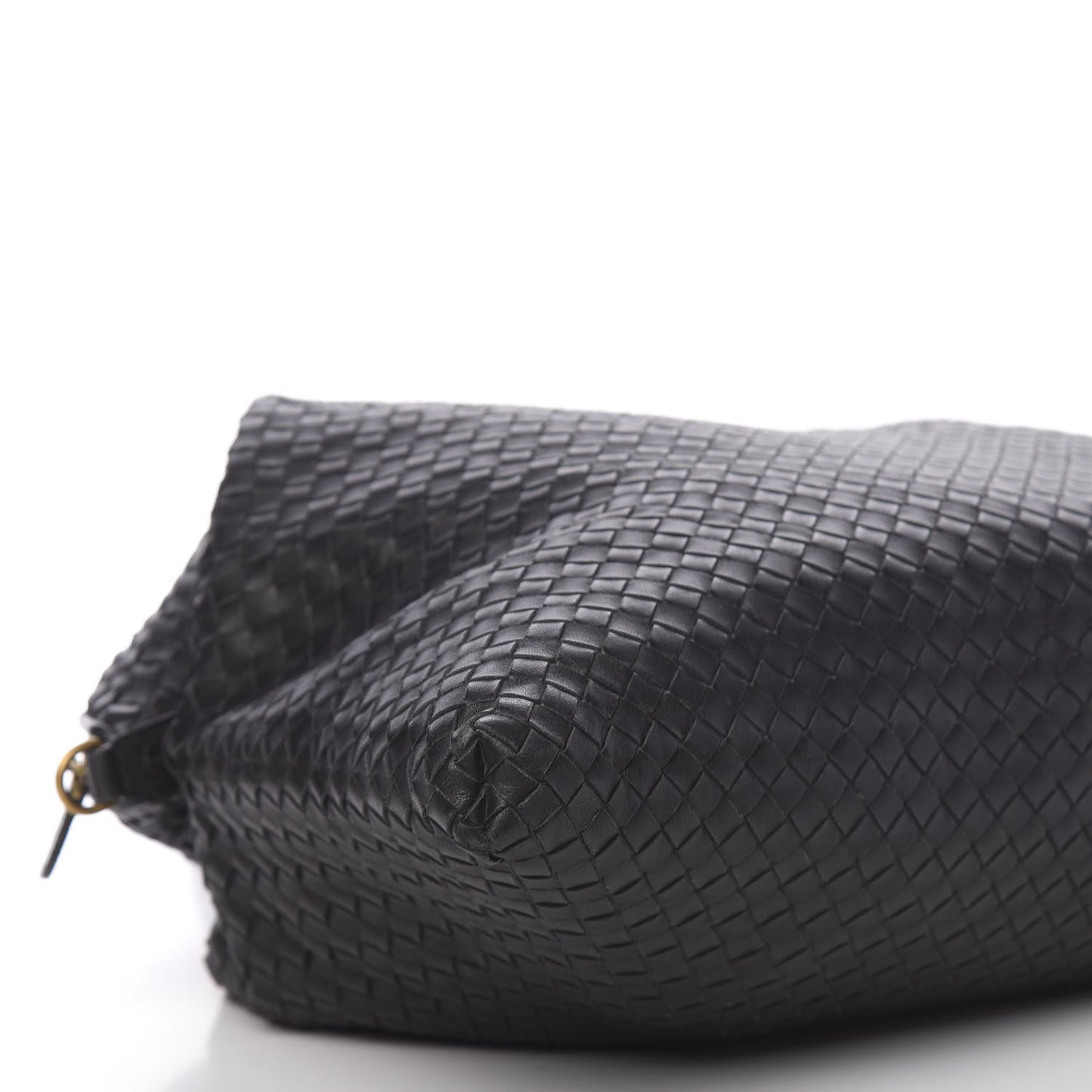 Nappa Intrecciato Medium Convertible Tote Black