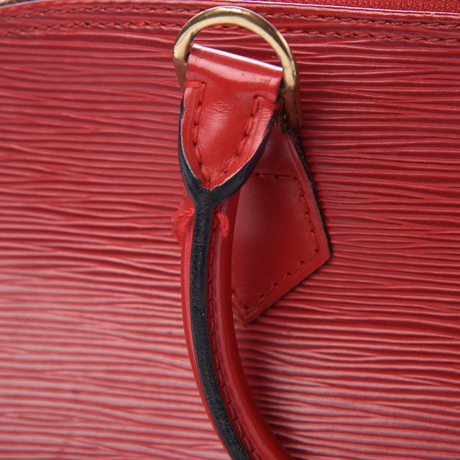 Louis Vuitton Epi Alma PM Castillan Red 9 of 10