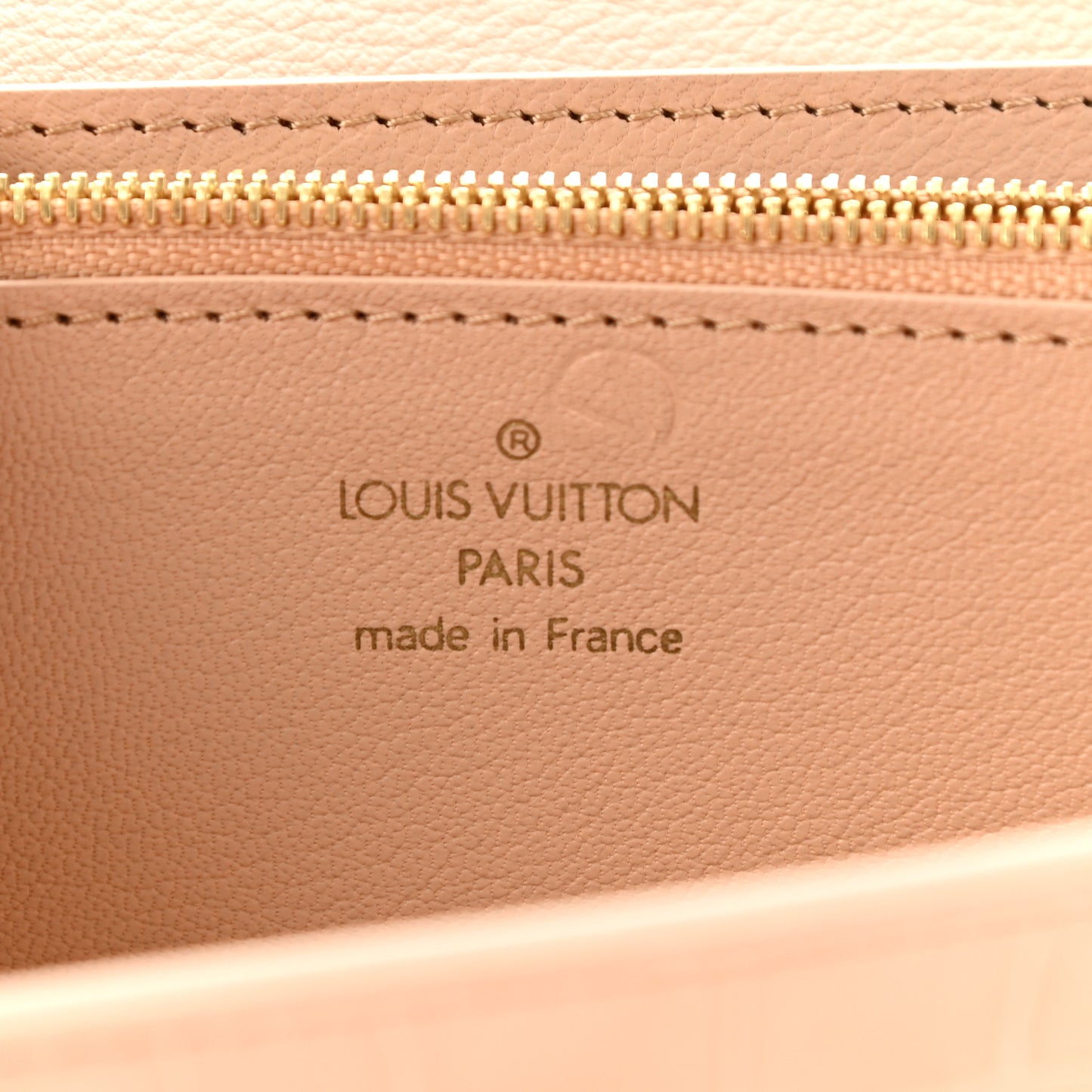 Crocodile Capucines Long Wallet Tan