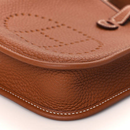 Hermes Taurillon Clemence Evelyne TPM Gold 9 of 10