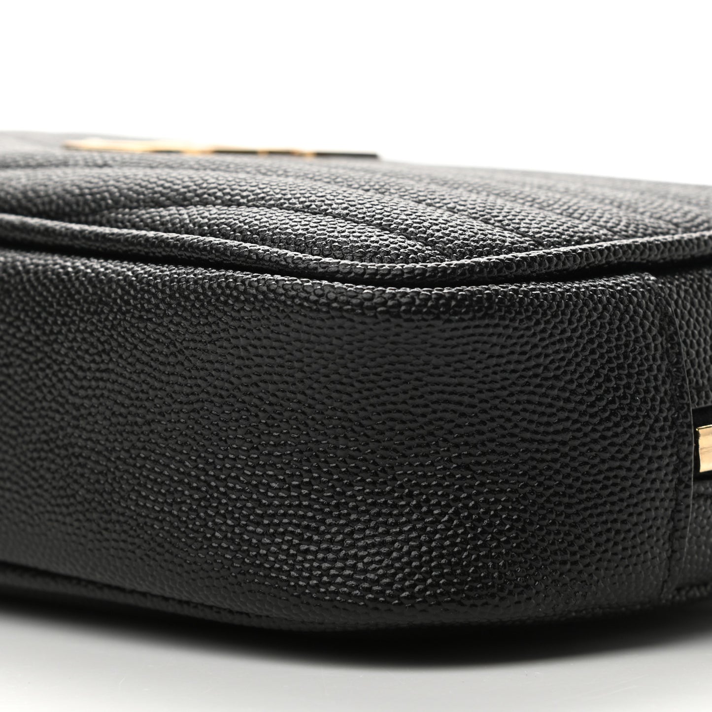 Grain De Poudre Matelasse Monogram Mini Lou Camera Bag Black
