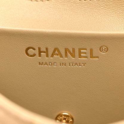 Chanel Suede Calfskin Mini Souplissimo Flap Dark Beige 6 of 10