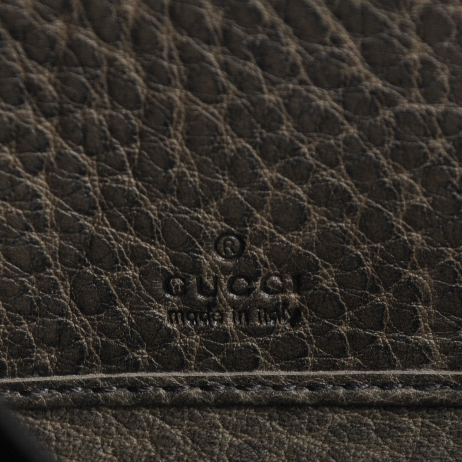 Gucci Guccissima Bamboo Tassel Zip Around Wallet Grey 6 of 7