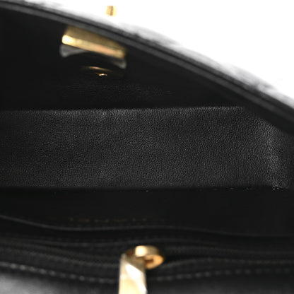 Chanel Lambskin Enamel Quilted Mini Coco Hearts Square Flap Black 5 of 11