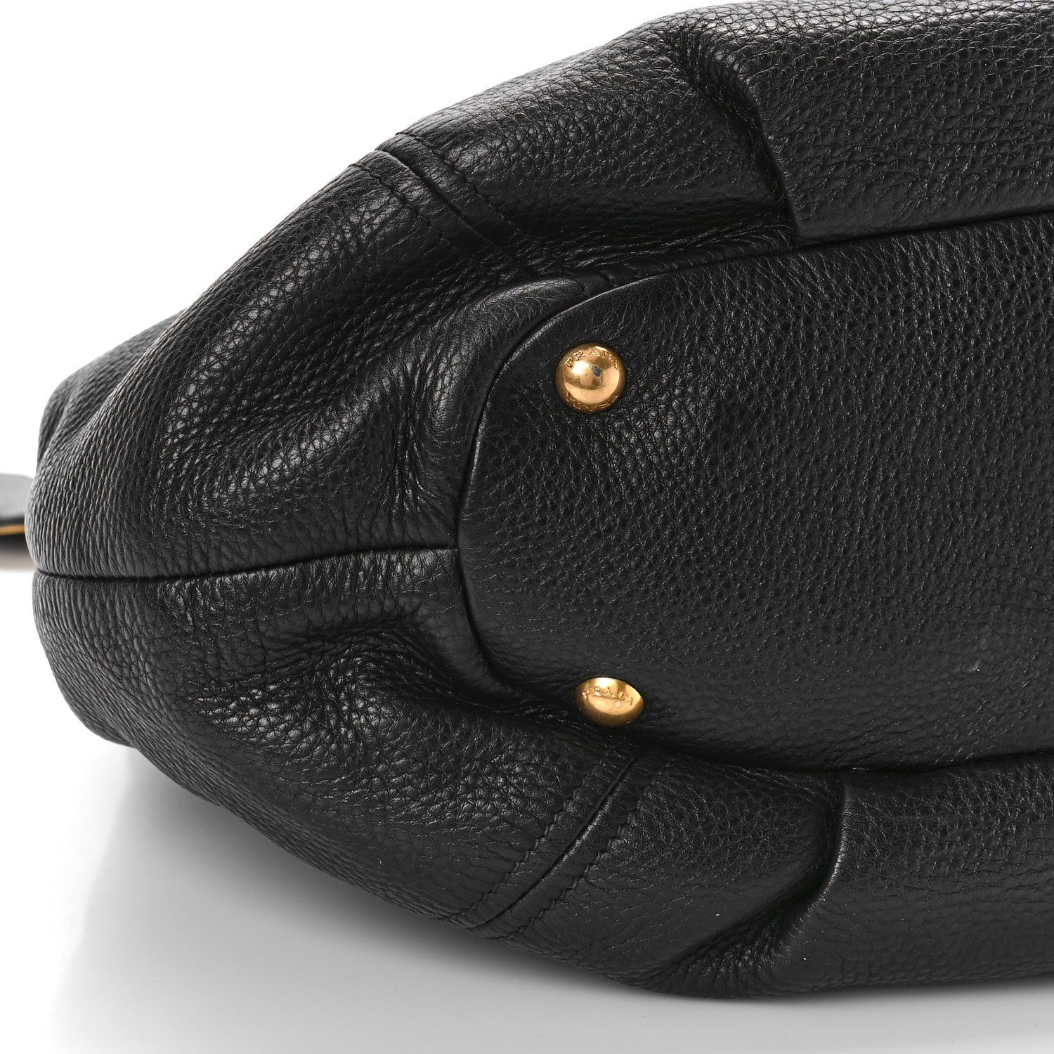 Prada Vitello Daino Tote Black 6 of 10