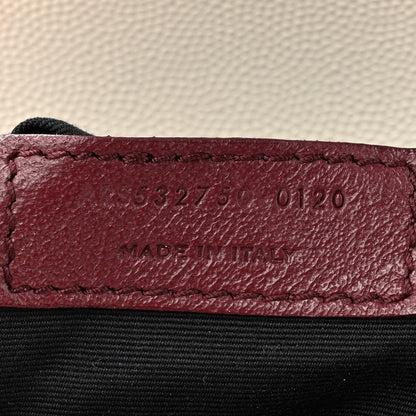 Saint Laurent Grain De Poudre Monogram Cassandra Clasp Bag Crema Soft 8 of 18