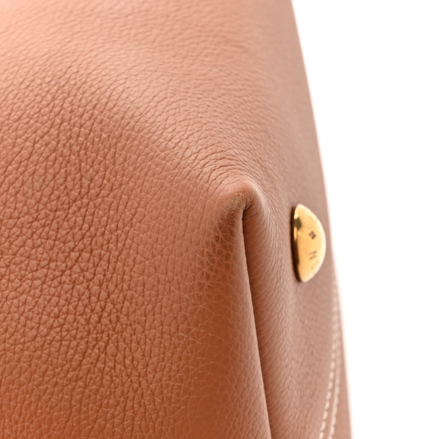 Louis Vuitton Grained Calfskin Low Key Hobo PM Cognac 13 of 14