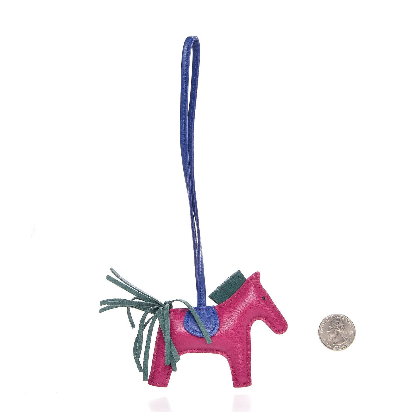 Milo Lambskin Grigri Rodeo Horse Bag Charm PM Rose Pourpre Bleu Electrique Malachite